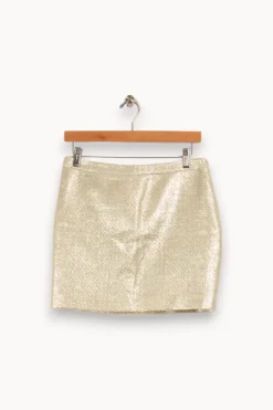 Clearance Joseph Jupe courte argentée - Taille M/38 Autre