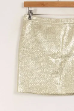 Clearance Joseph Jupe courte argentée - Taille M/38 Autre