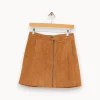 Best Comptoir des Cotonniers Jupe courte clair - Taille S/36 Marron