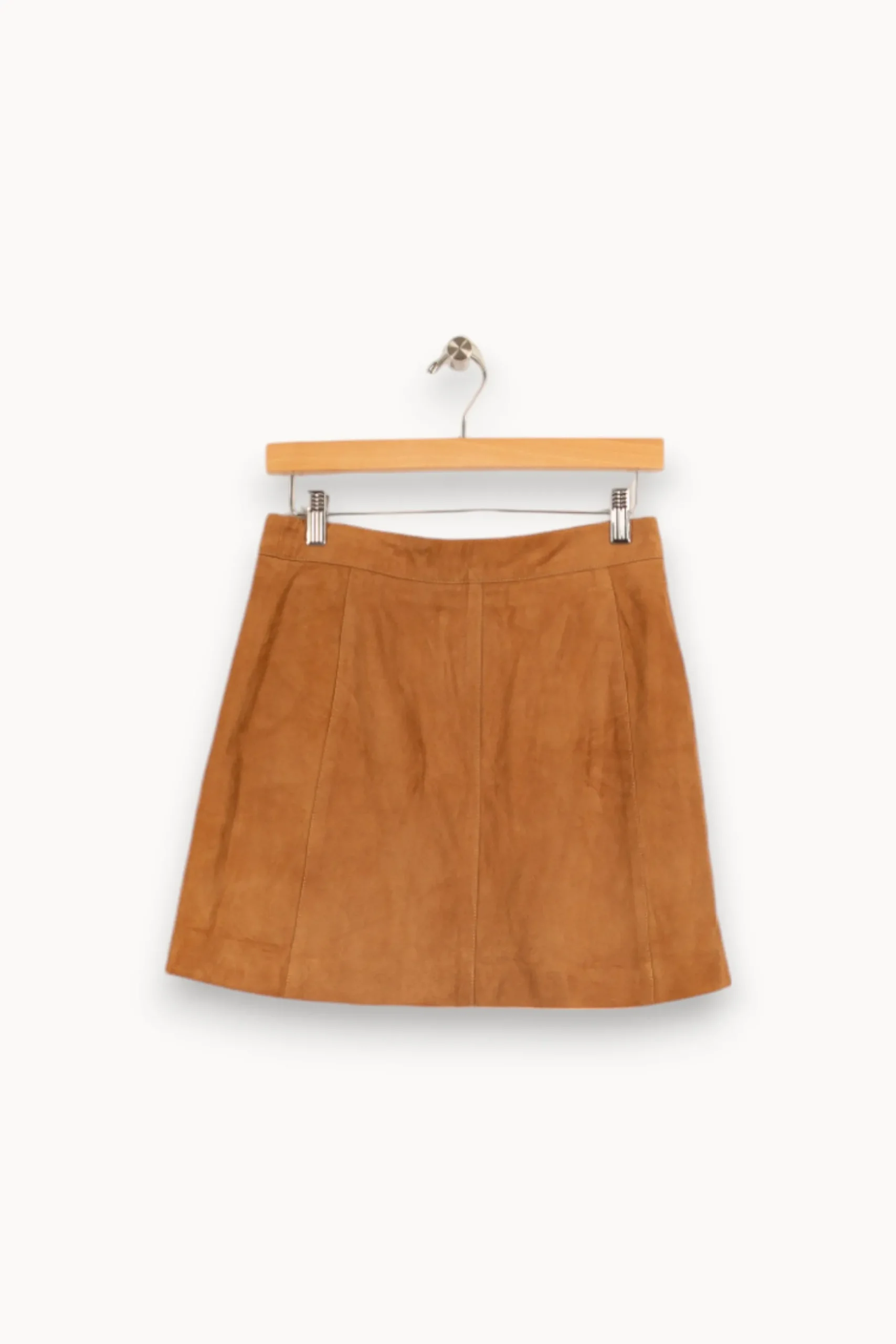 Best Comptoir des Cotonniers Jupe courte clair - Taille S/36 Marron