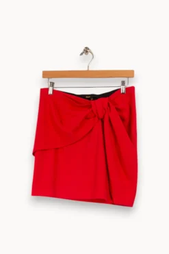 Cheap Maje Jupe courte avec nœud - Taille L/40 Rose