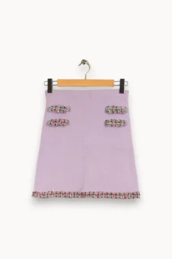 New et Paris Jupe courte te - Taille S/36 Violet