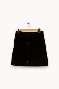 Store Comptoir des Cotonniers Jupe côtelée e - Taille M/38 Noir