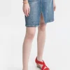 Fashion La Fée Maraboutée Jupe en jean - S/36 Bleu