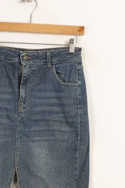 Fashion La Fée Maraboutée Jupe en jean - S/36 Bleu