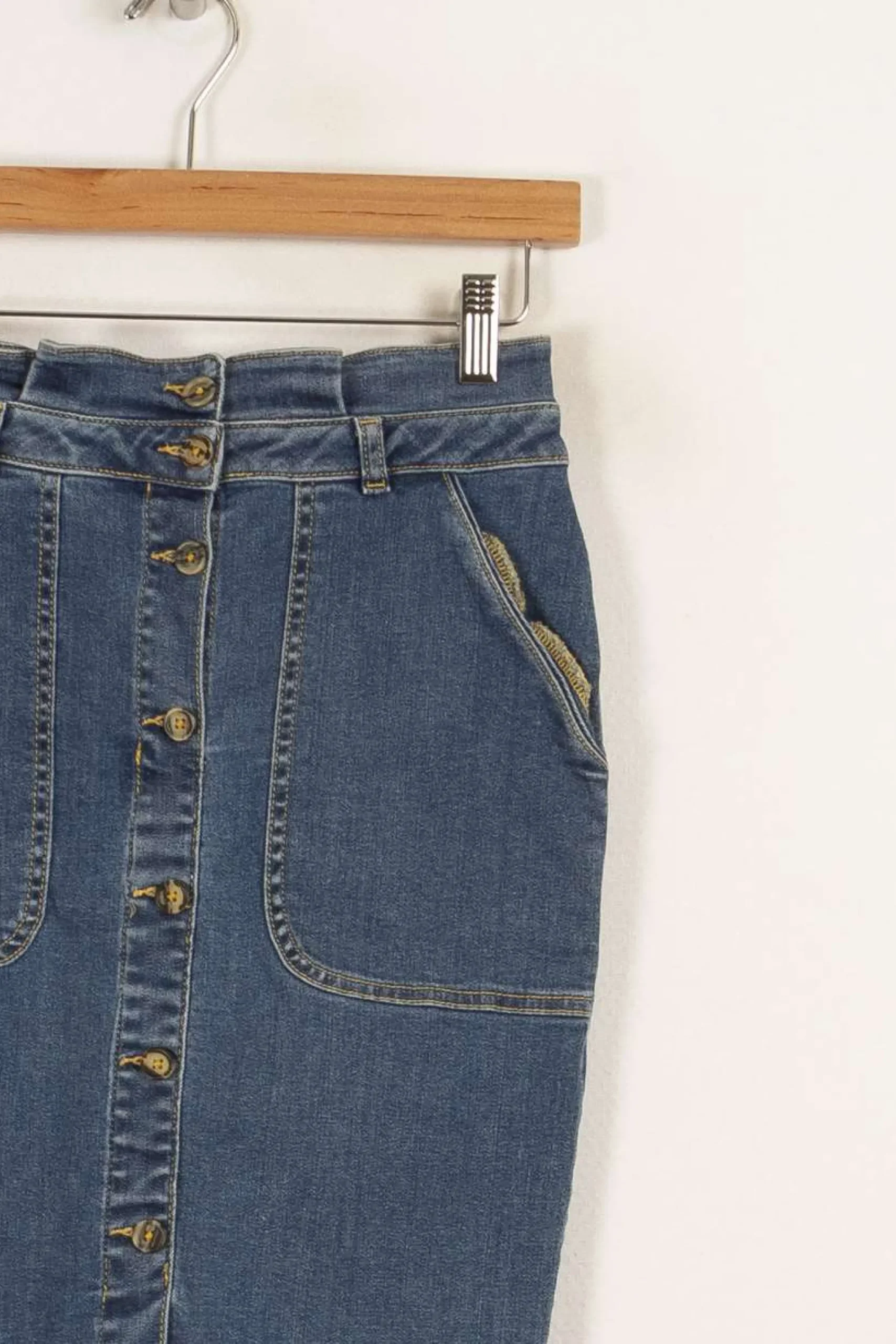Flash Sale One Step Jupe en jean - Taille XS/34 Bleu