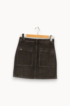 Outlet ba&sh Jupe en jean e - Taille M/38 Noir