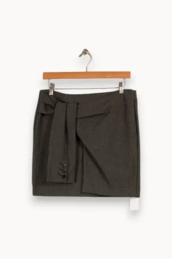 Discount IKKS Jupe e - Taille M/38 Gris