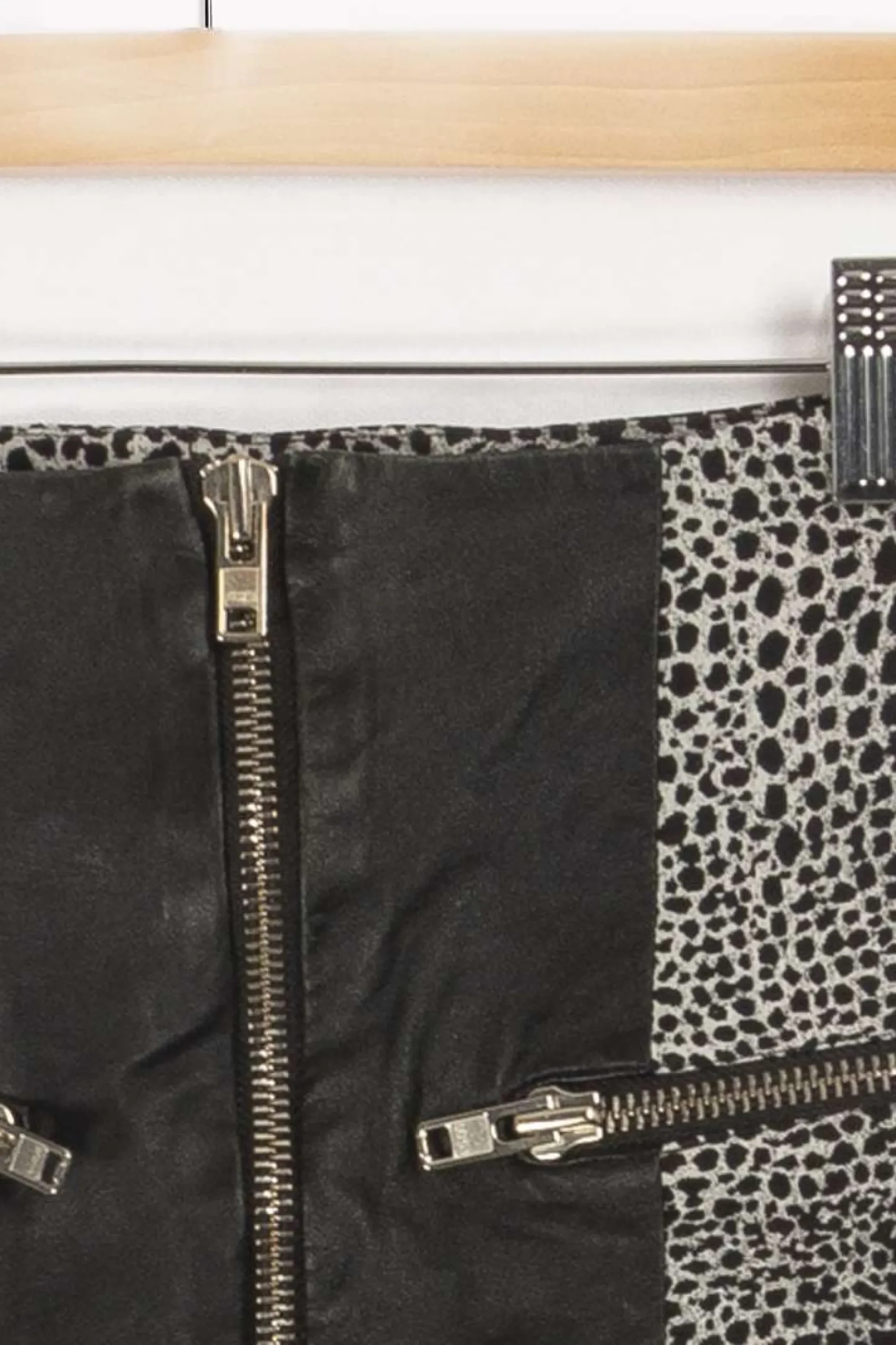 Outlet The Kooples Jupe imprimé léopard - XS/34 Noir