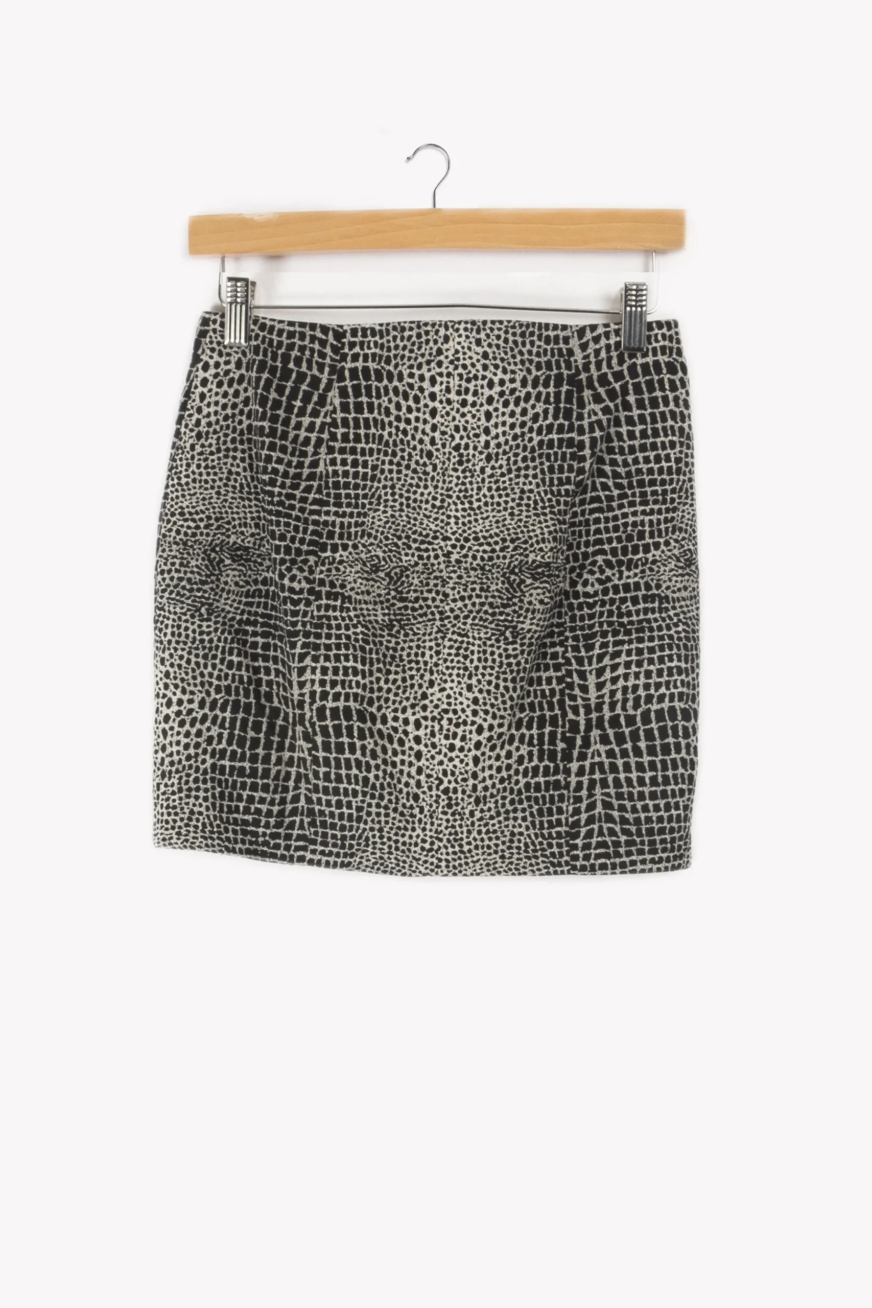 Outlet The Kooples Jupe imprimé léopard - XS/34 Noir