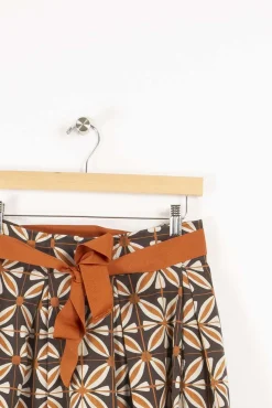 Online La Fée Maraboutée Jupe imprimé rosaces - M/38 Multicolore