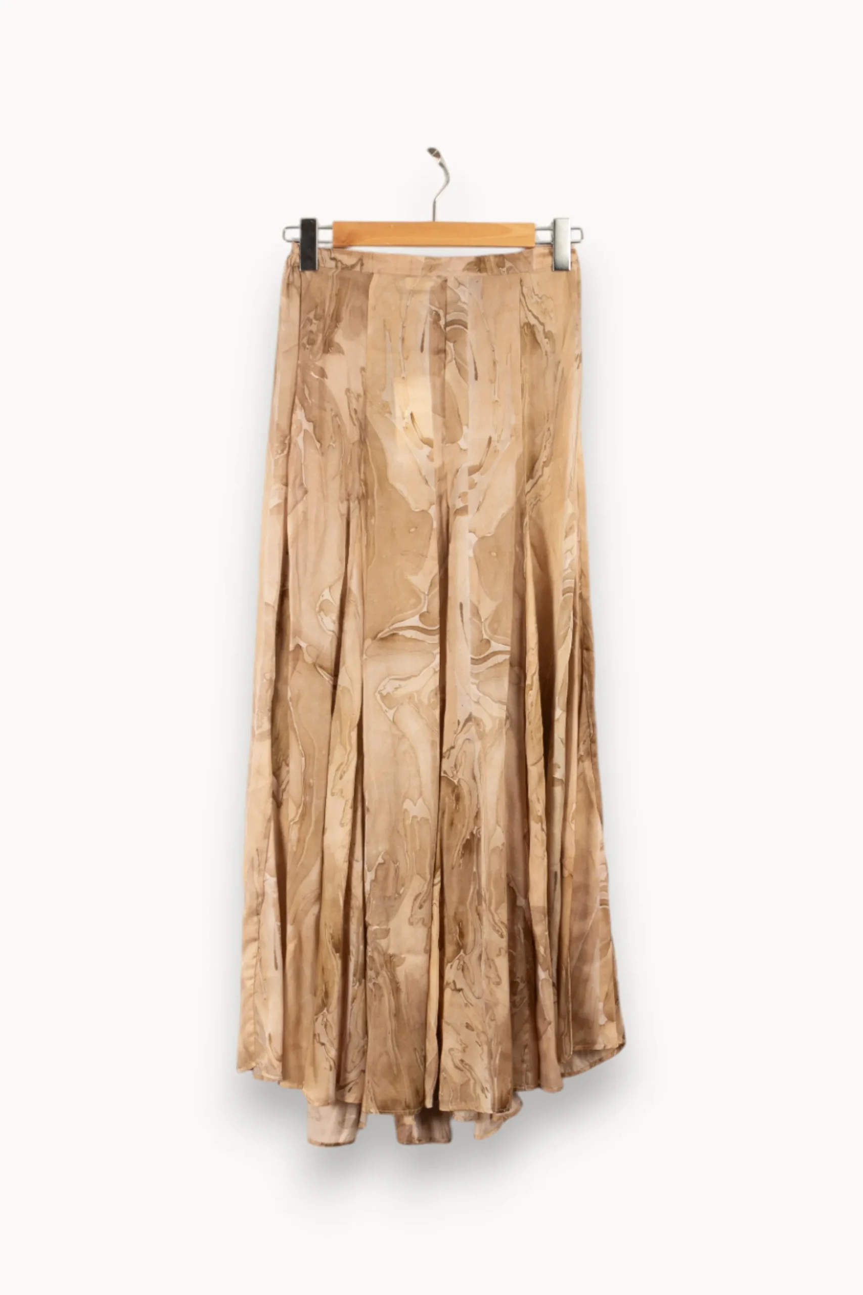 Best Mes Demoiselles Paris Jupe longue à motifs - Taille M/38 Beige