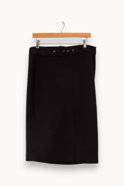 Shop Gerard Darel Jupe longue foncé - Taille XXL/44 Bleu