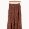New ba&sh Jupe longue - Taille S/36 Bordeaux