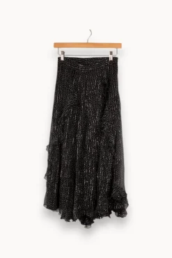New Pablo Jupe longue e à pois - Taille S/36 Noir