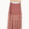 Cheap IKKS Jupe longue à motifs - Taille S/36 Rose
