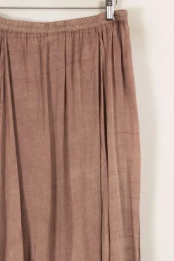 Store Mes Demoiselles Paris Jupe longue satinée - Taille XL/42 Rose