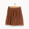 Hot Grace & Mila Jupe à motifs - Taille M/38 Marron