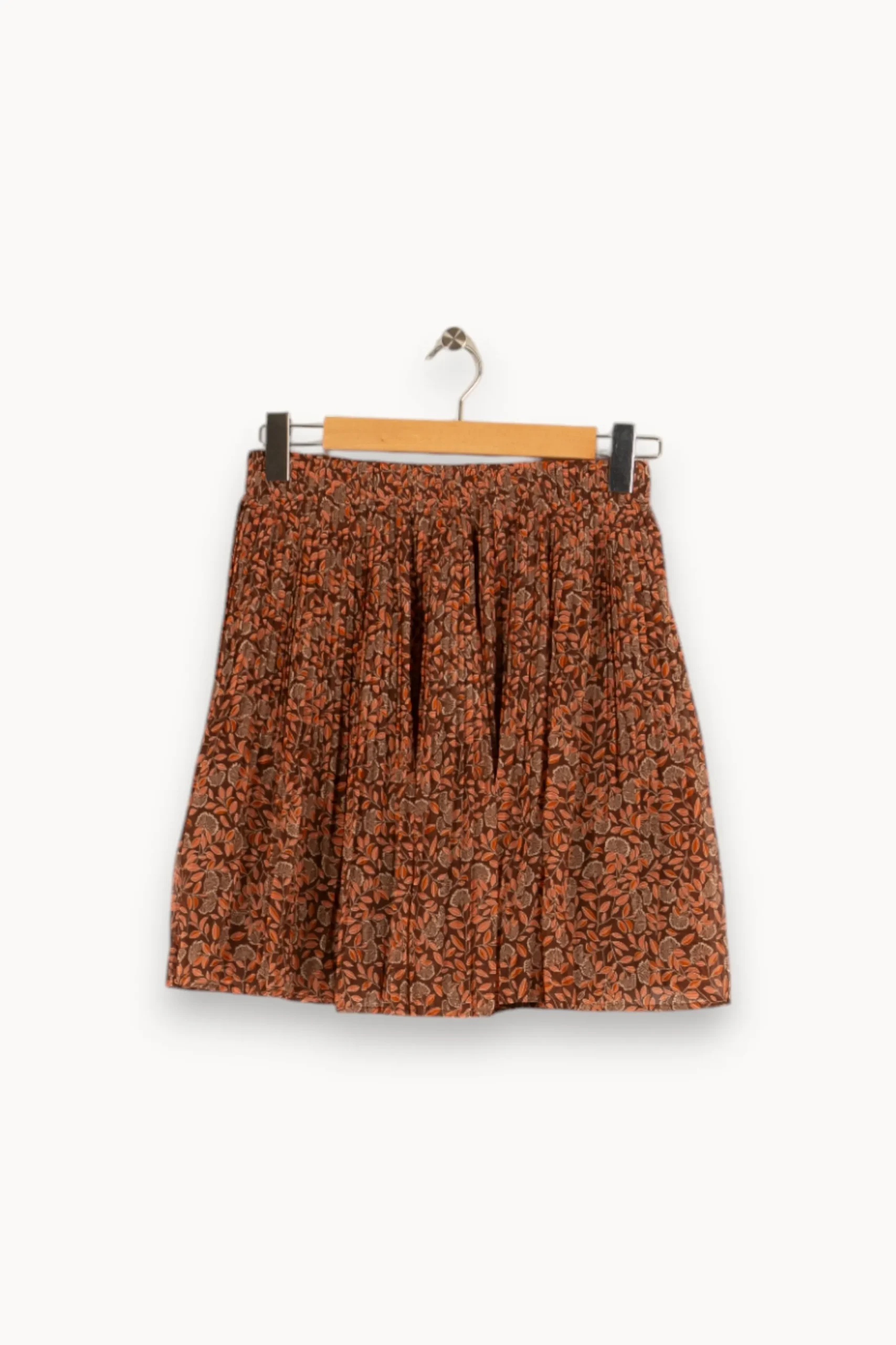 Hot Grace & Mila Jupe à motifs - Taille M/38 Marron