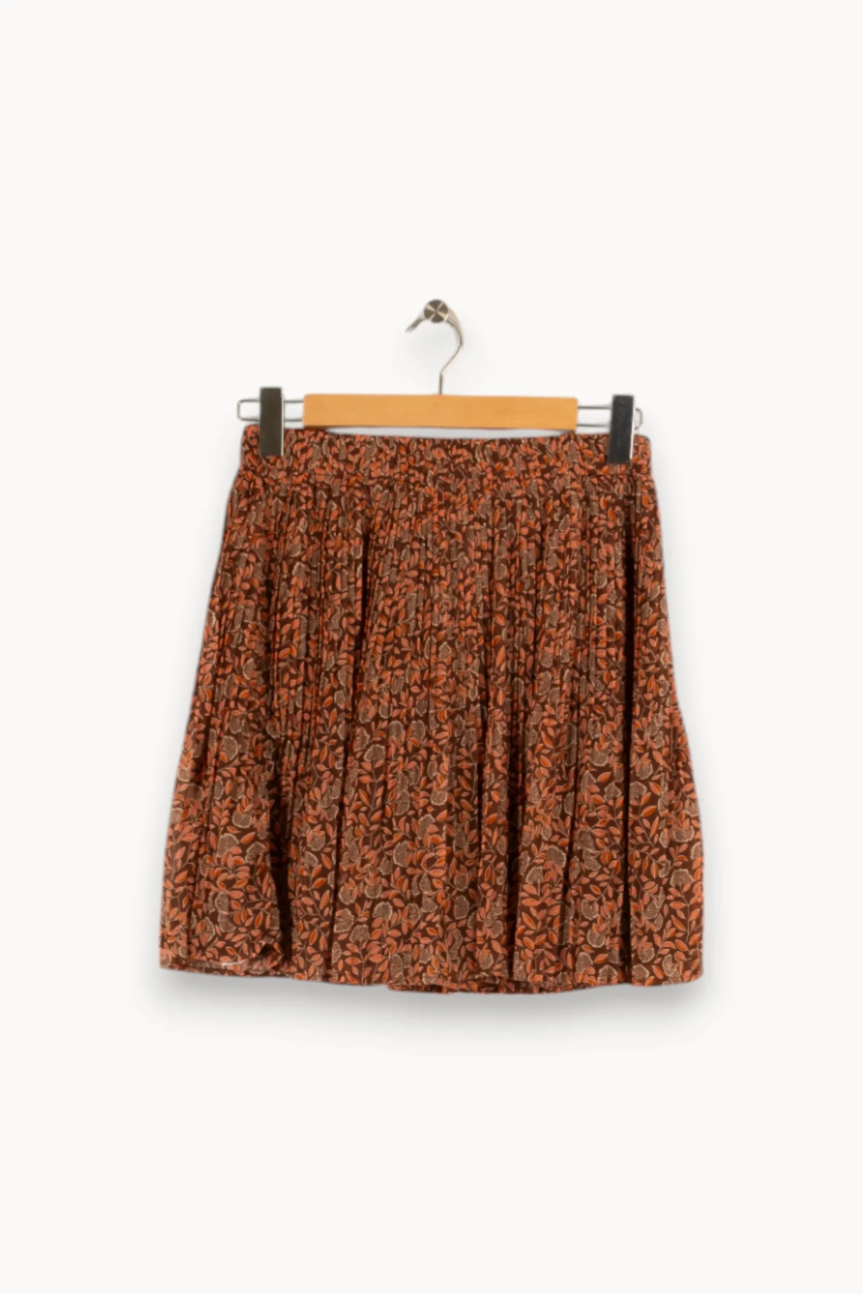 Hot Grace & Mila Jupe à motifs - Taille M/38 Marron