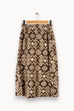 Fashion La Fée Maraboutée Jupe marron - Taille S/36 Multicolore