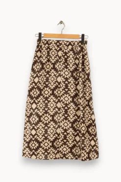 Fashion La Fée Maraboutée Jupe marron - Taille S/36 Multicolore
