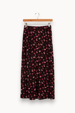 New Des petits hauts Jupe multicolore - Taille XS/34 Noir
