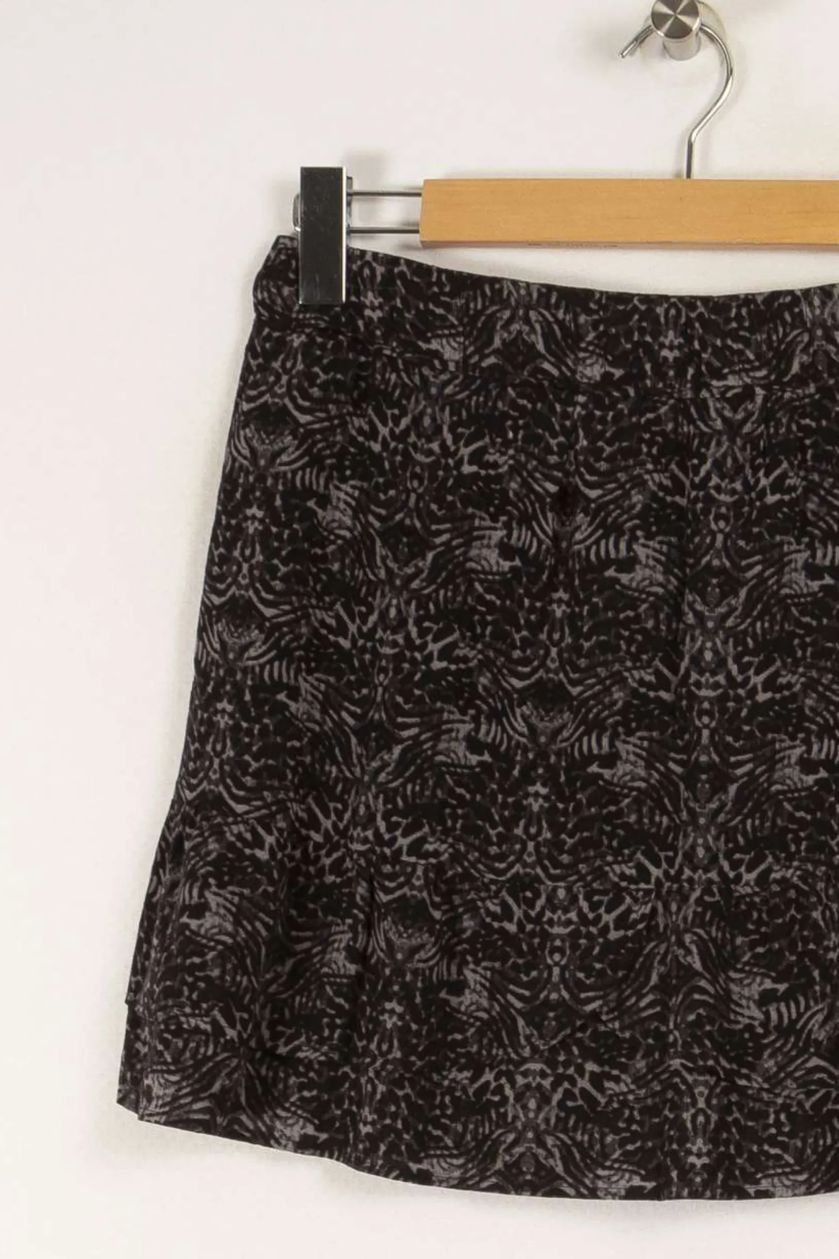 Hot Comptoir des Cotonniers Jupe e et grise à motifs - Taille S/36 Noir