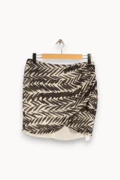 Hot One Step Jupe zébrée - Taille L/40 Gris