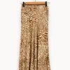 Flash Sale Samsoe Samsoe Jupe zébrée et blanc - Taille XS/34 Marron