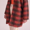 Best Sale La Fée Maraboutée Manteau à carreaux bicolores - M/38 Multicolore