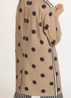 Online La Fée Maraboutée Manteau à pois - L/40 Marron