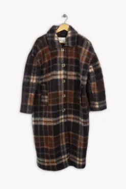 Shop American Vintage Manteau - S/36 Multicolore
