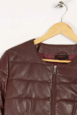 Store Derhy Manteau - S/36 Bordeaux