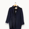 Clearance Maje Manteau classique - S/36 Bleu