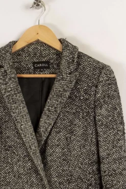 Best Sale Caroll Manteau - Taille S/36 Gris