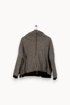 Online The Kooples Manteau réversible - Taille S/36 Gris