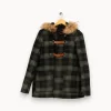 Store Maje Manteau laine - S/36 Vert