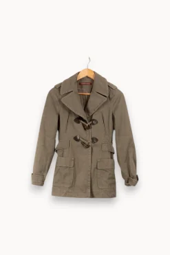 Sale Comptoir des Cotonniers Manteau léger - Taille S/36 Vert