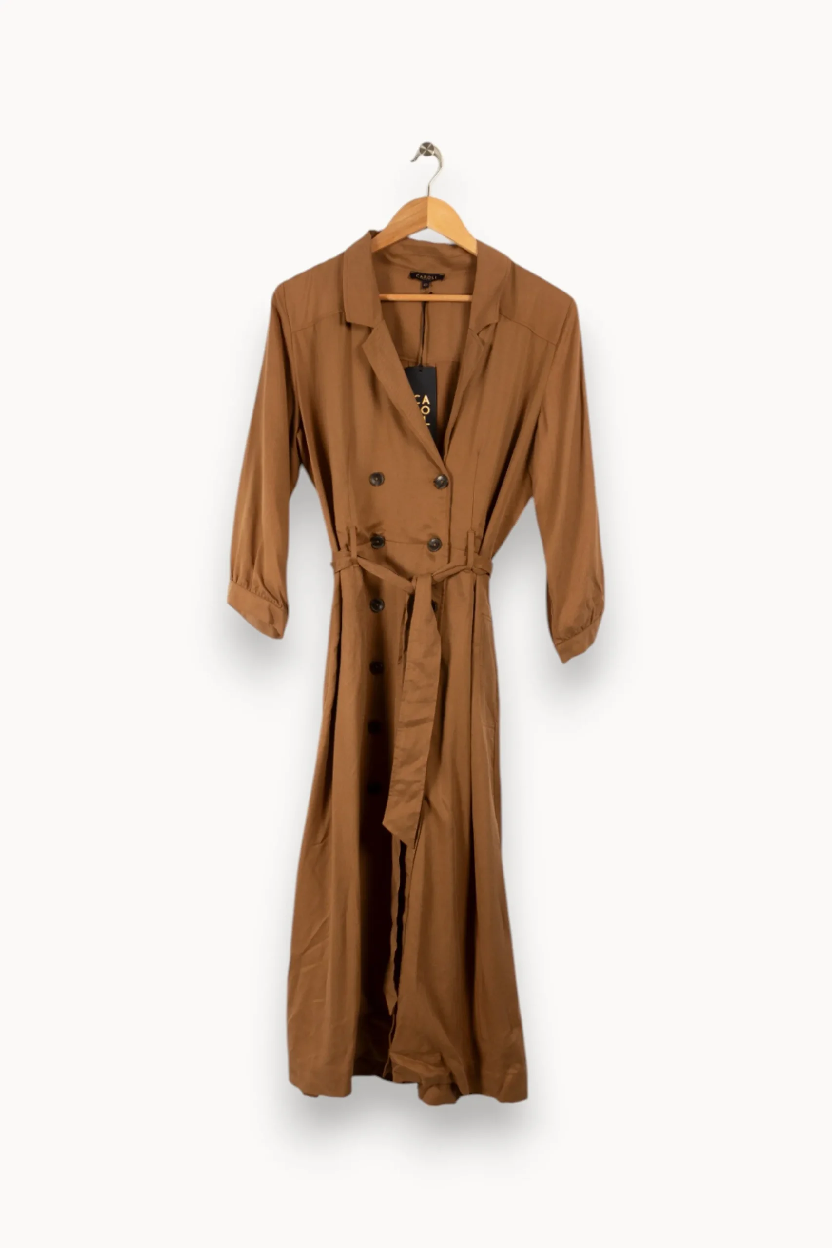 Shop Caroll Manteau - Taille XL/42 Marron