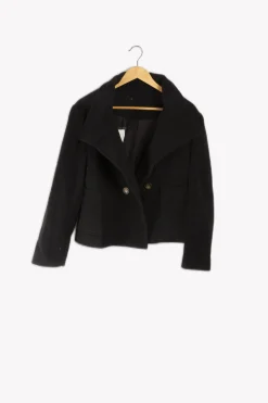 Hot Petite Mendigote Manteau - 38 Noir