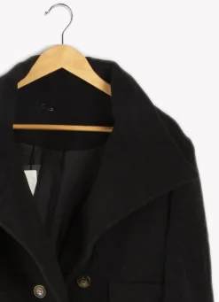 Hot Petite Mendigote Manteau - 38 Noir