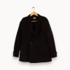 Flash Sale Sézane Manteau noir - Taille M/38 Bleu