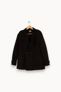 Flash Sale Sézane Manteau noir - Taille M/38 Bleu
