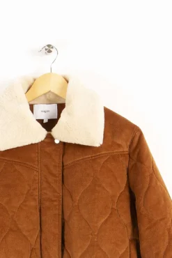 Discount Suncoo Manteau oversize - Taille L/40 Marron