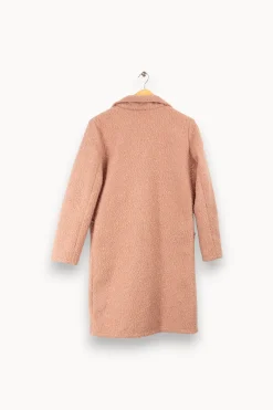Fashion La Fée Maraboutée Manteau épais - M/38 Rose