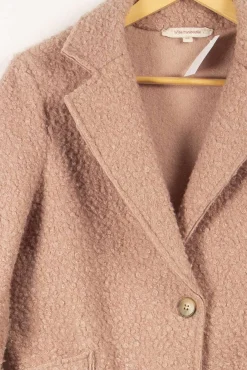 Fashion La Fée Maraboutée Manteau épais - M/38 Rose