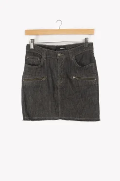 Best The Kooples Mini jupe jean e - S/36 Noir
