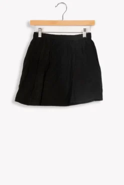 Cheap American Vintage Mini-jupe e à fronce Noir