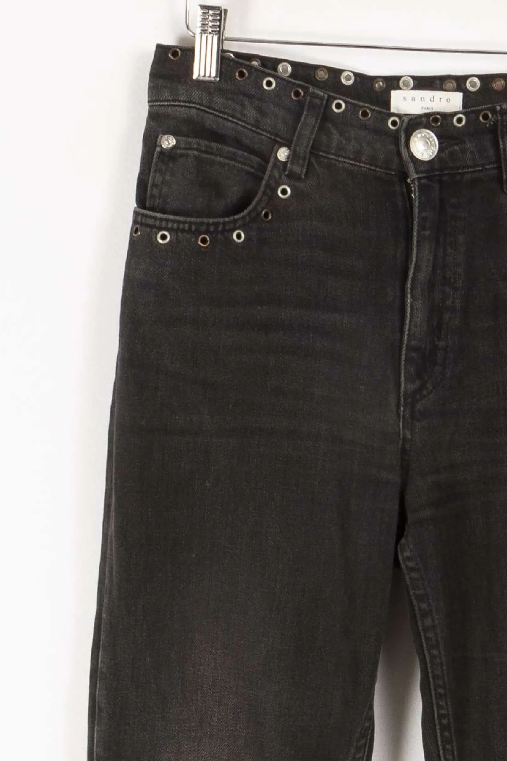 Outlet Sandro PANTALON - 36 Noir